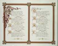 Graeb Carl Georg Anton and Schutze Ernst Friedrich Gotthold II Fourth Sheet of the Poem Blancheflour by K.F. Scherenberg - Hermitage